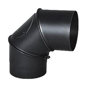 Отвод регулируемый (конструкционная сталь 2мм) 90* Д150 с ревизией