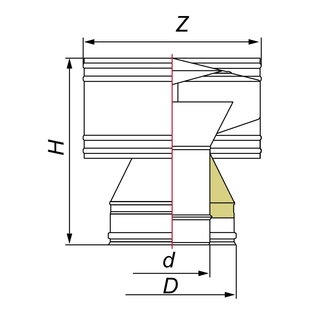 Дефлектор D250/350, AISI 321/304 (Вулкан) — изображение 2