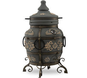 Тандыр «Гранд» Цвет: Графит/Слоновая кость/Черный