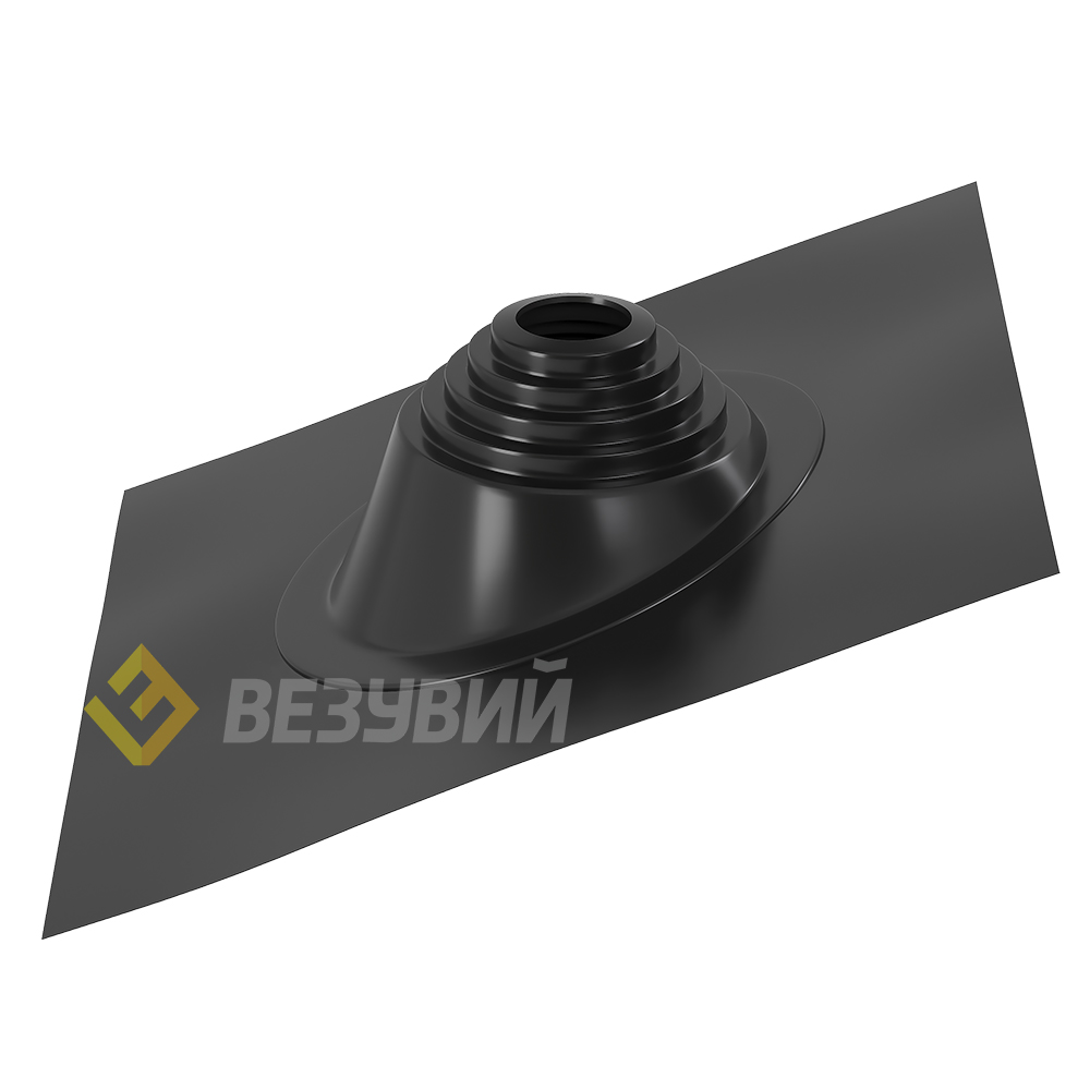 Мастерфлеш угловой(д.75-200мм, 455х455мм) силикон, Черный