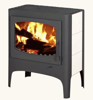 Печь-камин БАВАРИЯ  с плитой две конфорки