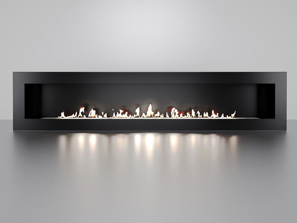 Встраиваемый биокамин P1100