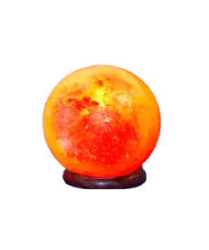 Соляная (солевая) лампа Шар диаметр 10 см.