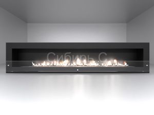 Биокамин W 1500  со стеклом