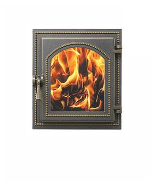 ДВЕРЬ ВЕЗУВИЙ 220 СТЕКЛО (БРОНЗА)