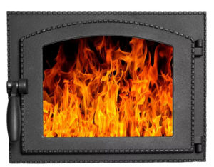 Дверка каминная герметичная ДКГ- 2АС со стеклом