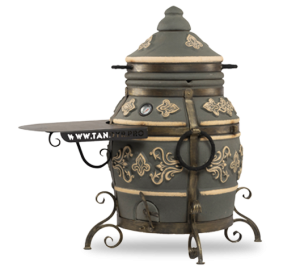 Тандыр «Фирменный» Цвет: Графит, со столиком