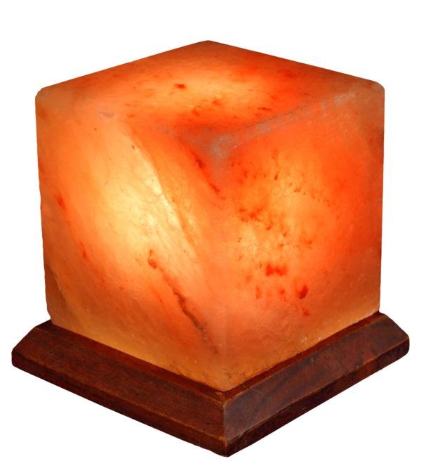 Соляная (солевая) лампа Куб 5-6 кг.
