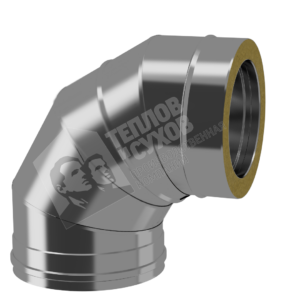 Отвод термо 87 d150/210 мм элемент дымохода