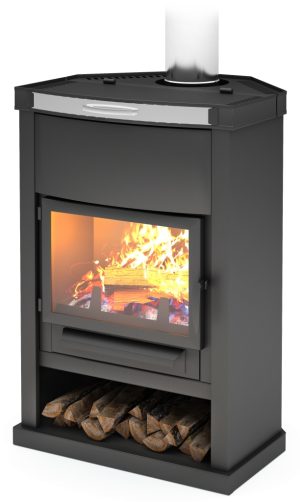 Печь камин Теплодар ОВ-120 угловой