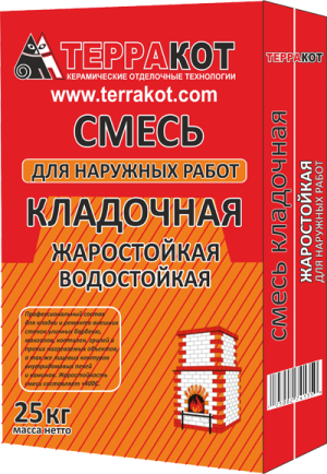Смесь кладочная для наружных работ 25 кг.