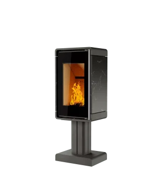 ПЕЧЬ-КАМИН АСТОВ КУБ (ПК 4581) (КАМ. НА НОГЕ)