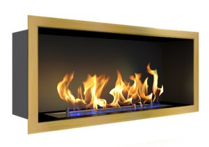 Биокамин Flagman 1000 латунный Zefire