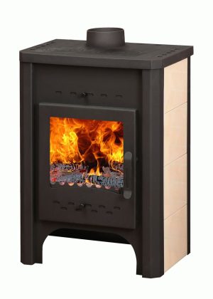 Печь-камин Бавария с плитой