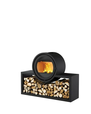 ПЕЧЬ-КАМИН D 600 на подиуме