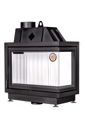 Каминная топка Альфа 800 R два стекла