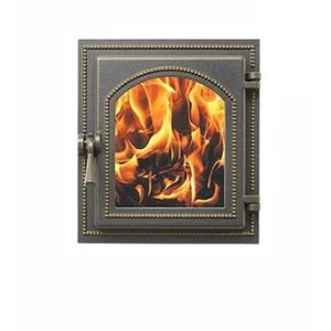 Дверка ВЕЗУВИЙ каминная 220 (Бронза)