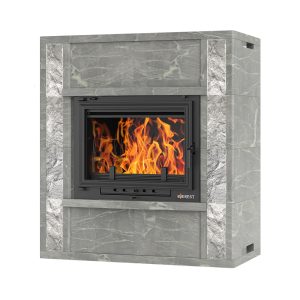 Каминные топки в облицовке